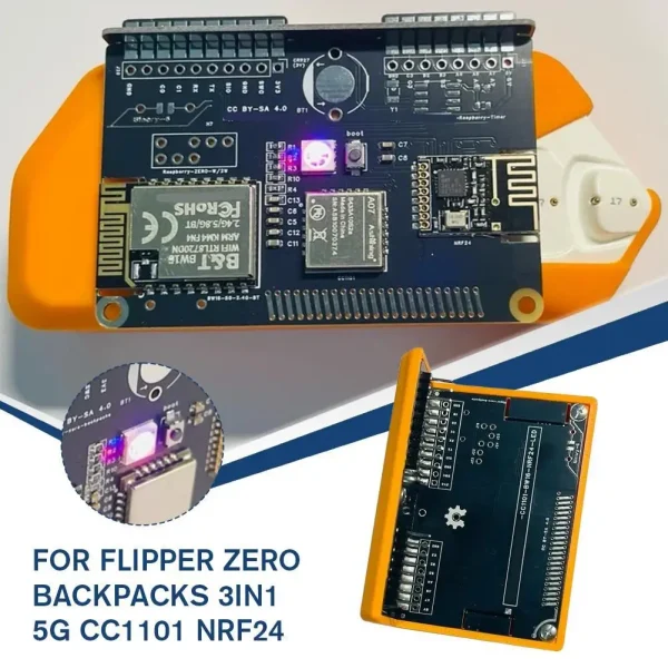 Flipper Zero Three-in-One Backpack Module – 5G CC1101 NRF24 Compatible