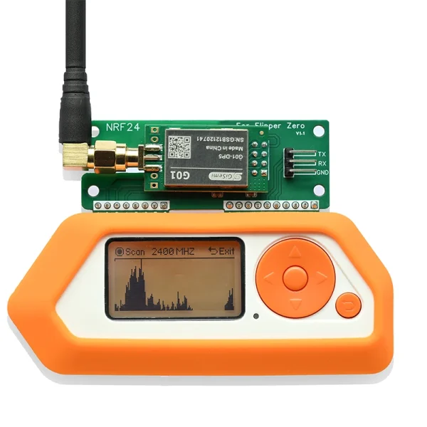 Flipper Zero Wireless Sniffer and Mouse Jacker with NRF24L01 GPIO, Flipper Zero Accessories, dev Board Flipper Zero Multi-tool