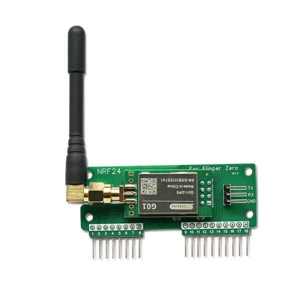 Flipper Zero Wireless Sniffer and Mouse Jacker with NRF24L01 GPIO, Flipper Zero Accessories, dev Board Flipper Zero Multi-tool