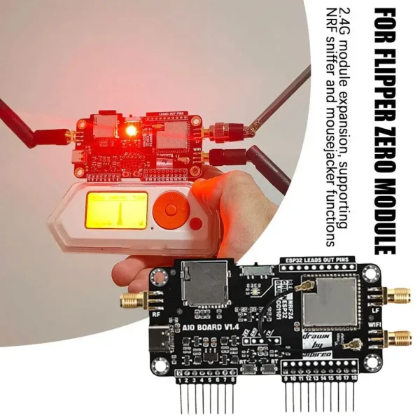 Flipper Zero Multiboard Expansion – 2.4G NRF, WiFi ESP32, CC1101 Module