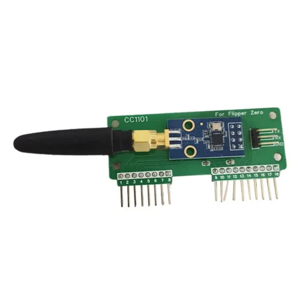 For Flipper Zero CC1101 Module Development Board 433MHz Sub-GHz GPIO Antenna for Flipper Zero External devBoard Attachment