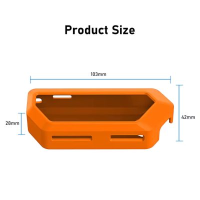 Flipper Zero Protective Silicone Case with Carabiner Anti-Fall Cover